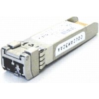 Cisco SFP-10G-ER network transceiver module, metallic casing with connector port and labeled top surface.