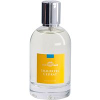 Clear glass bottle of Immortel Cedrat Eau de Toilette with silver cap and yellow label, 100 ml size.