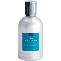Silver bottle of Comptoir Sud Pacifique Vanille Blackberry Eau de Toilette with blue label and shiny cap.