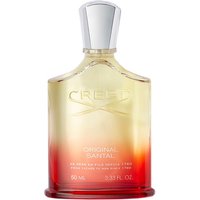 Creed Original Santal Eau de Parfum, 50 ml bottle, gradient red to clear glass with silver cap.