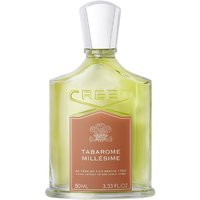 Creed Tabarome Eau de Parfum 50 ml bottle, clear glass with silver cap and brown label.