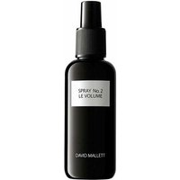 Black David Mallett Spray N2 bottle with white label, pump nozzle, 150 ml, for volume and styling all hair types.