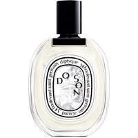 Clear oval bottle of Diptyque Do Son Eau de Toilette with black cap and elegant label design.