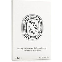 Diptyque Fleur d'Oranger car diffuser refill in white box with oval label and black text.
