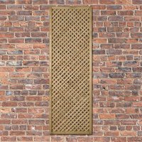 Forest 5'11" x 1'11" Wisley Diamond Lattice Trellis Panel (1.8m x 0.6m) - image 2