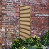 Forest 6' x 2' Pressure Treated Slatted Trellis Panel (1.8m x 0.6m) - image 2