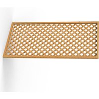 Forest 6' x 3' Diamond Lattice Trellis Fence Topper (1.83m x 0.9m) - image 2