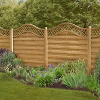 Forest 6' x 6' Paloma Decorative Fence Panel (Europa Prague) - 1.8m x 1.8m - image 2