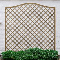 Forest 6' x 6' Pressure Treated Europa Hamburg Decorative Garden Screen Panel (1.8m x 1.8m) - image 2