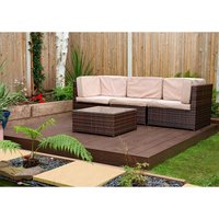 Forest 8' x 8' Composite Decking Kit - Brown (2.4m x 2.4m) - image 2