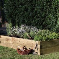 Forest Garden Caledonian Rectangular Raised Bed 6'x3' - image 2
