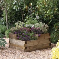 Forest Garden Caledonian Tiered Raised Bed 3'x3' - image 2