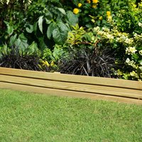 Forest Slatted Edging 1.2m (3 Pack) - image 2