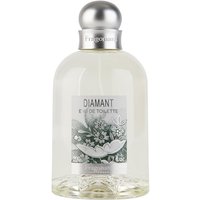 Fragonard Diamant Eau de Toilette, 200 ml, clear bottle with silver cap, floral label design.