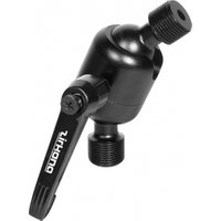 Black Gamber-Johnson mounting kit with adjustable arm and threaded connectors.