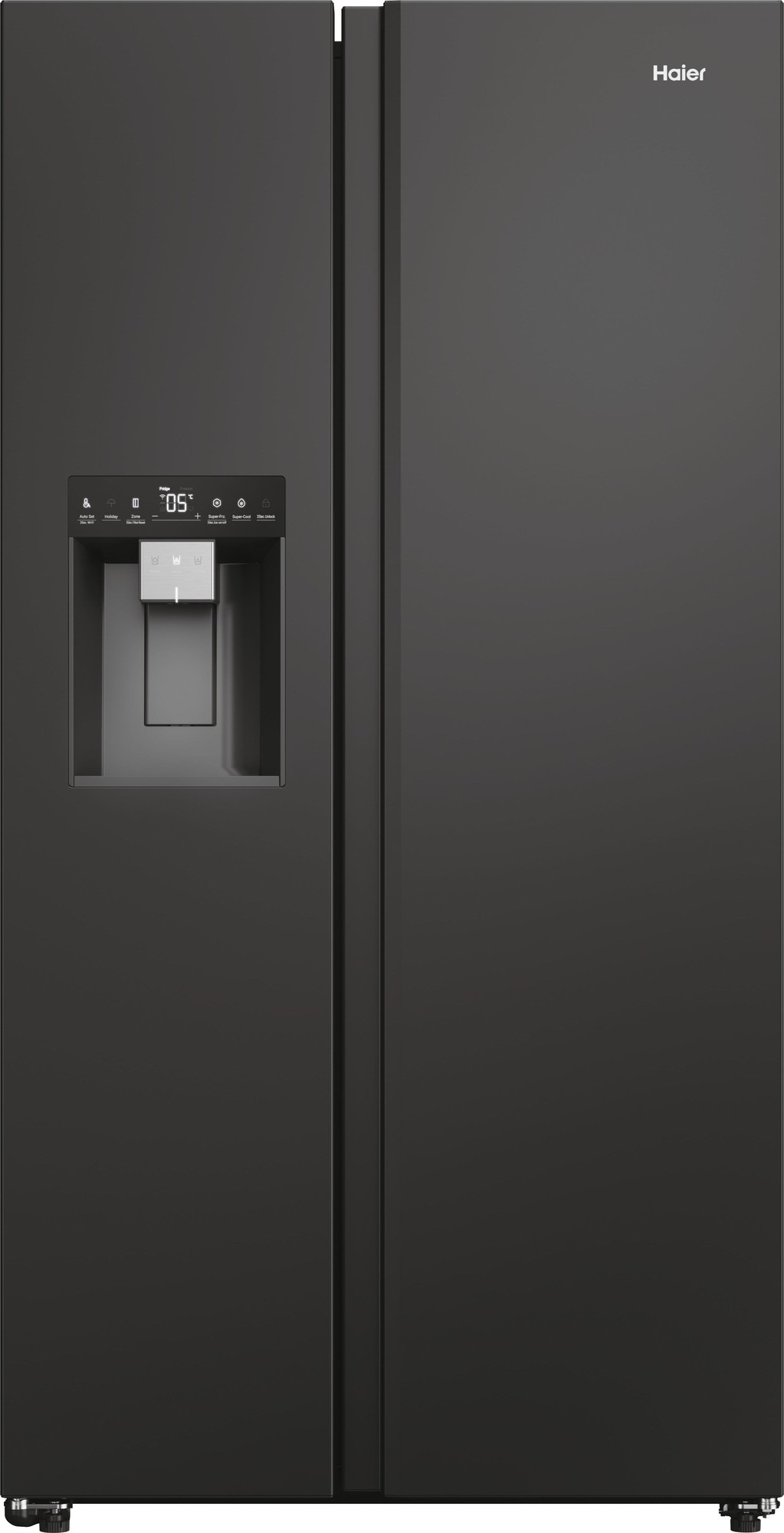 Haier Haier SBS 90 Series 5 601 Litre Side by Side American Fridge Freezer - Black