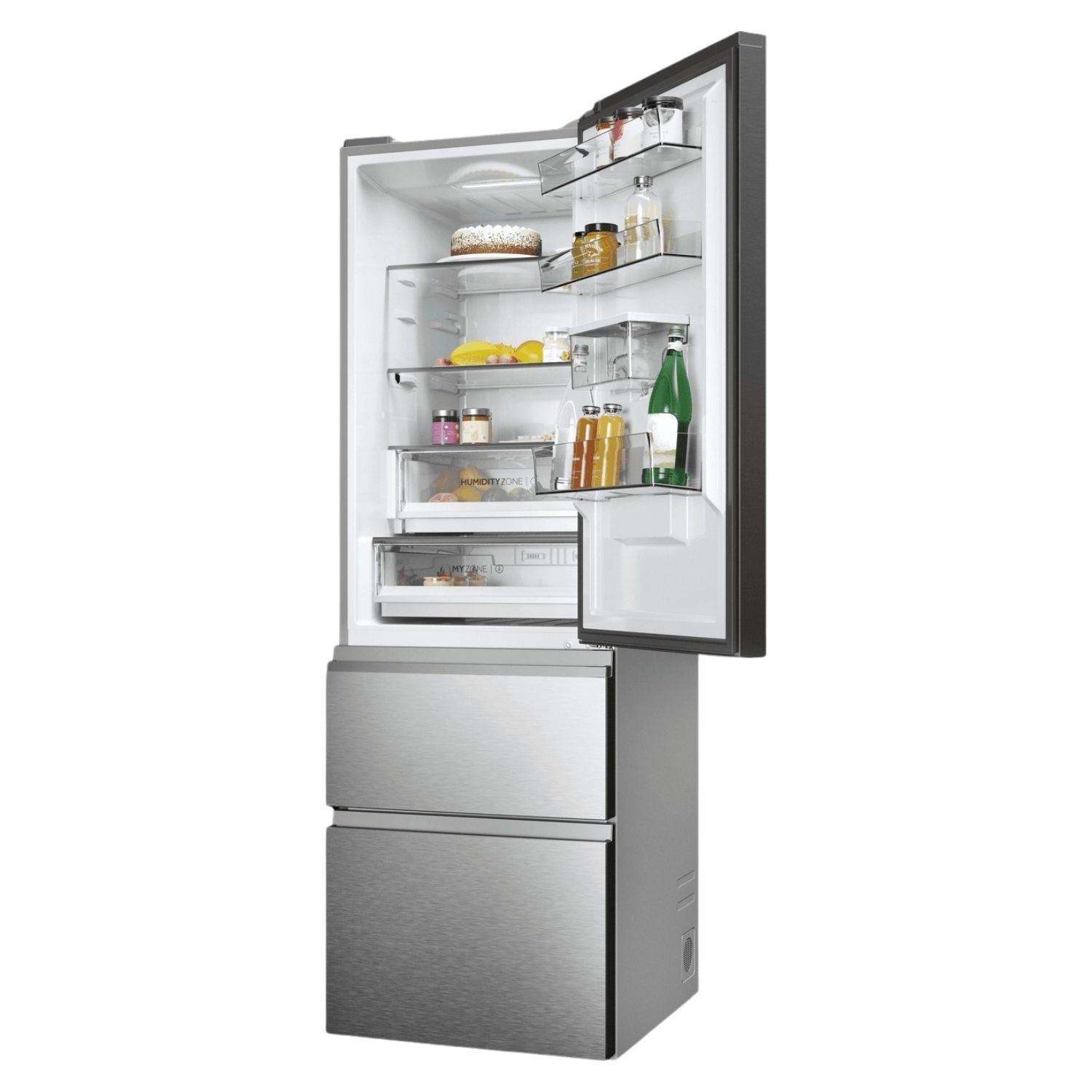 Haier HTW5618EWMG 357 Litre Combi Fridge Freezer - image 4