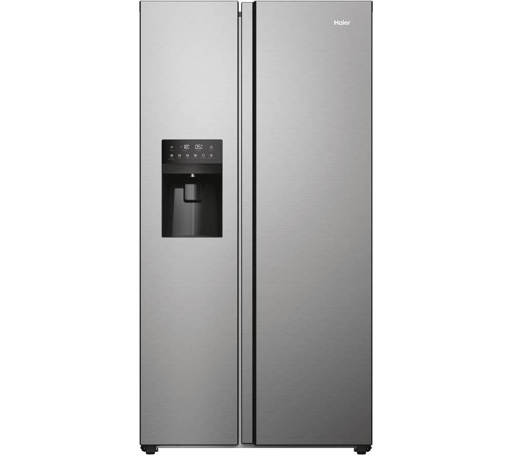 Haier HAIER HSR5918DIMP American-Style Fridge Freezer - Platinum Inox
