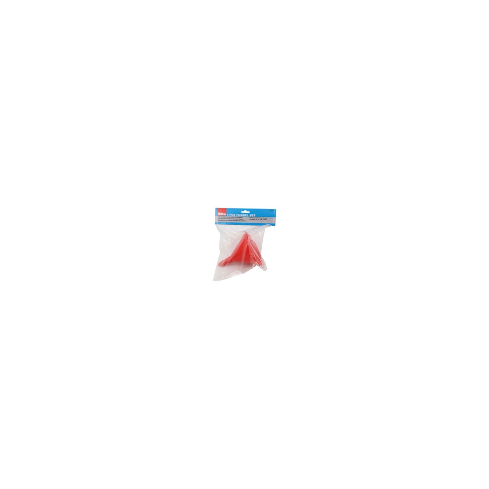 Hilka 4 Piece Funnel Set Red - image 2