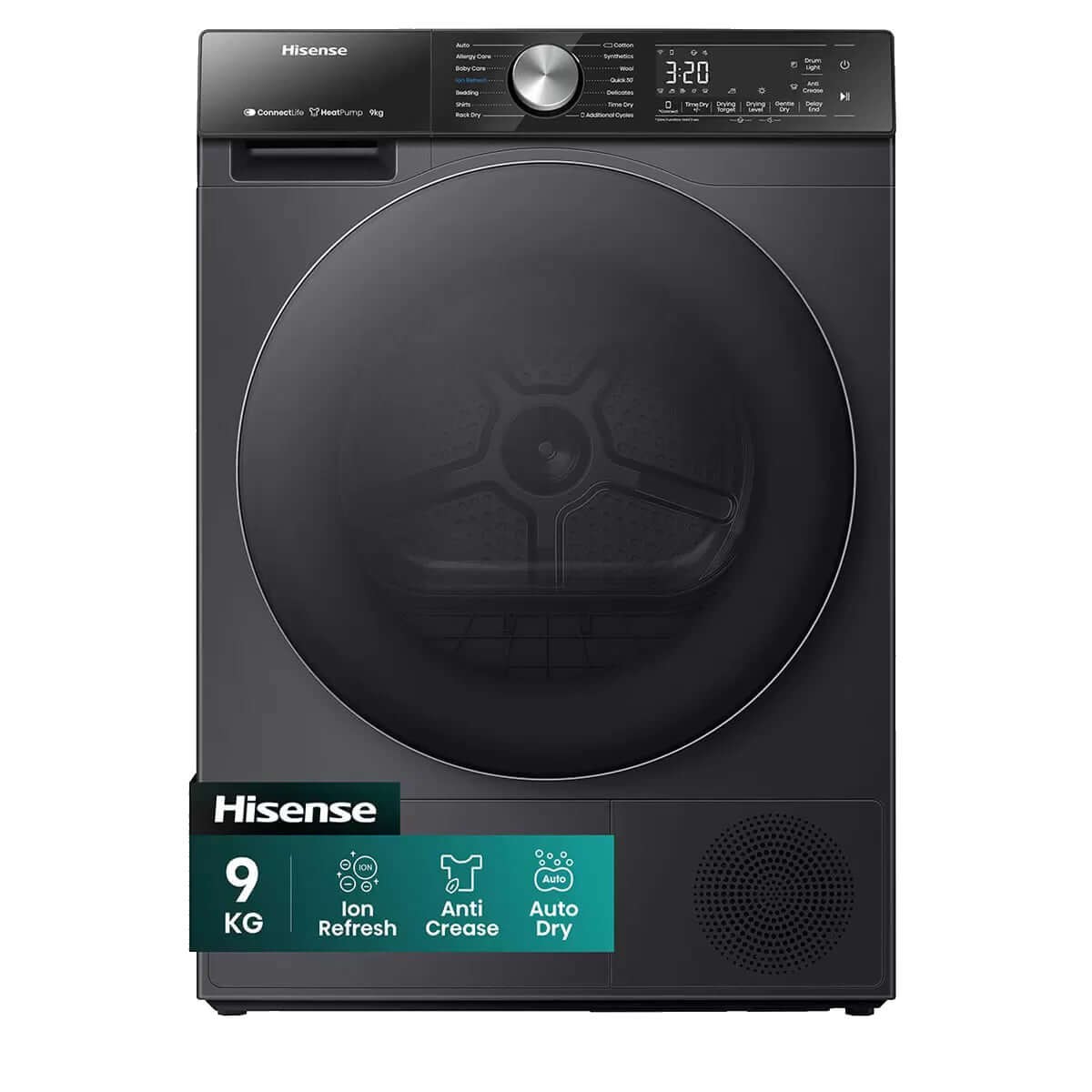 Hisense Hisense DH5S902BB 9kg Heat Pump Tumble Dryer