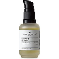 Hobe Pergh Face Purifying Oil, 30 ml frosted bottle with black pump and minimalist label design.