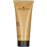 Hobe Pergh Foot Balm 75 ml in a gold tube with black text and logo, designed for moisturizing feet.