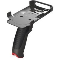 Black Honeywell barcode reader handle with ergonomic grip and red accent, designed for CT30P-SH-00 model.