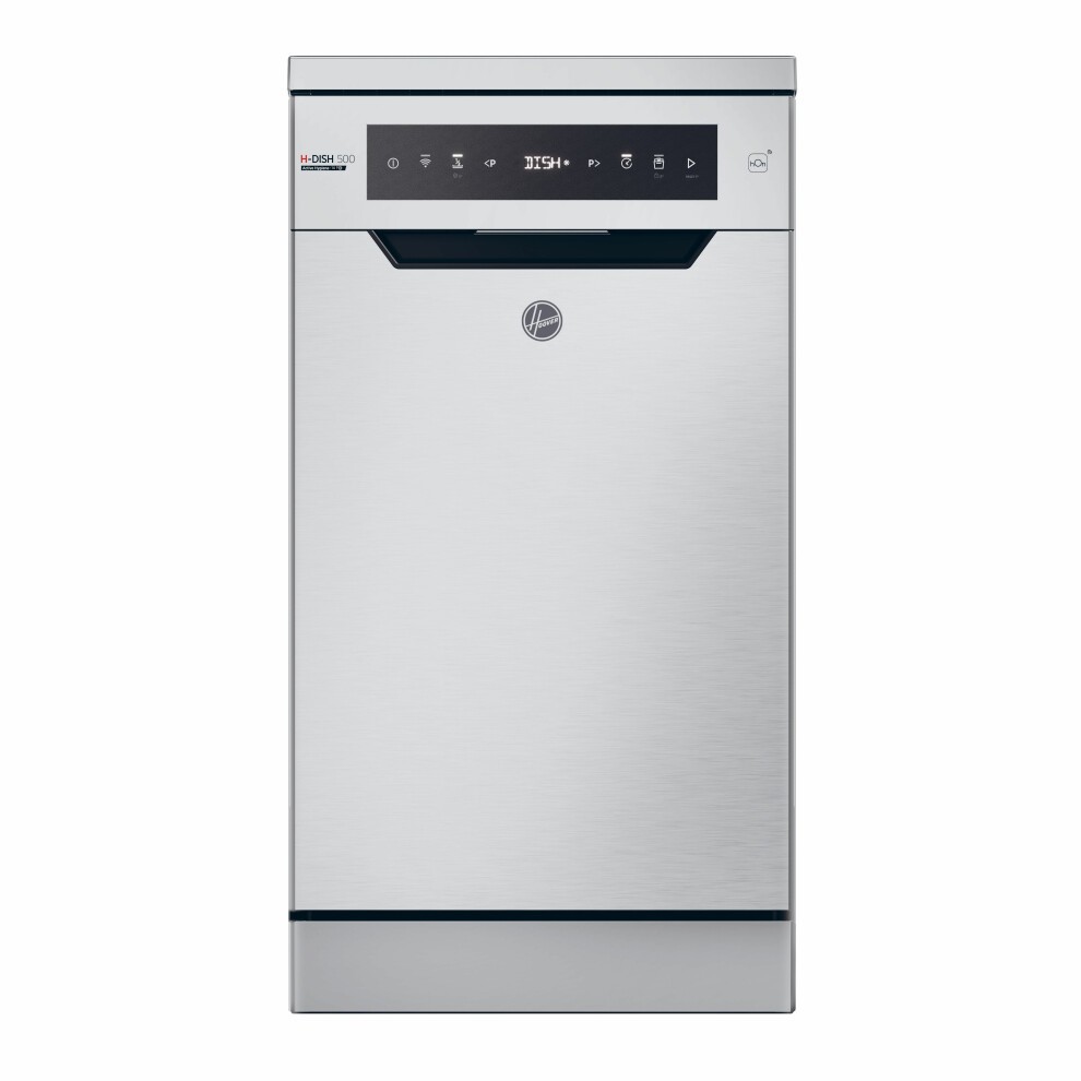 Hoover Hoover H-Dish 500 Slimline Dishwasher - Stainless Steel - 10 Place Settings (HF0C3SB0FX-80)