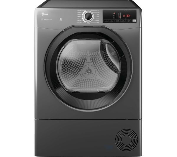 Hoover HOOVER H-Dry 350 HRE H10N2TBER-80 WiFi-enabled 10 Kg Heat Pump Tumble Dryer - Graphite