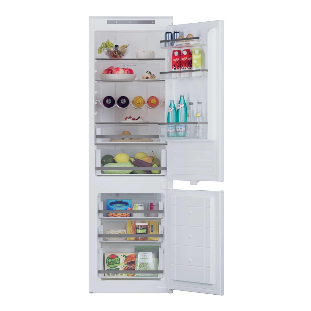 Hoover Hoover H-Fridge 300 No Frost Integrated Fridge Freezer - White - 244L (HOBBMT18EK)