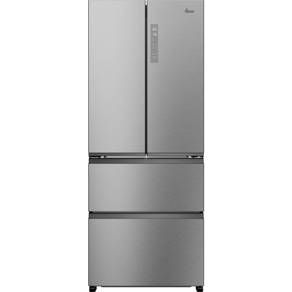 Hoover Hoover H-Fridge 700 Maxi American Fridge Freezer - Stainless Steel - 402L (HONFQ2T718EXK)