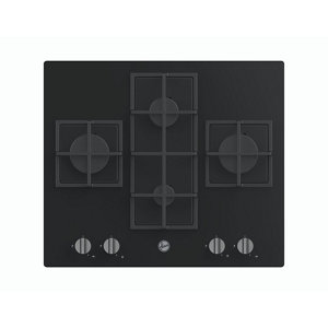Hoover Hoover H-Hob 300 Gas Hob - Black - 4 Burners (HVG6DK3B)