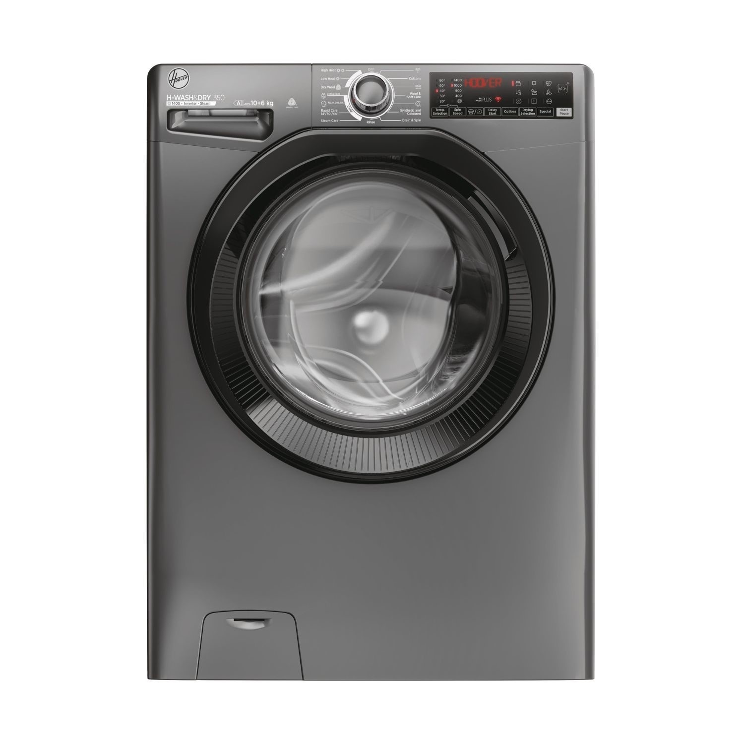 Hoover Hoover H-Wash & Dry 350 Washer Dryer - Graphite - 10kg (H3DPS41066TABR80)
