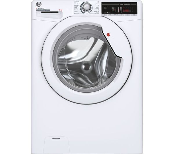 Hoover Hoover H-Wash 300 Lite 10kg Washing Machine - Smart Wi-Fi B-Rated 1400rpm - Freestanding White