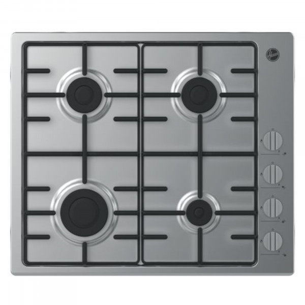 Hoover HHW6LK3X 60cm 4-Burner Stainless Steel Gas Hob - image 2