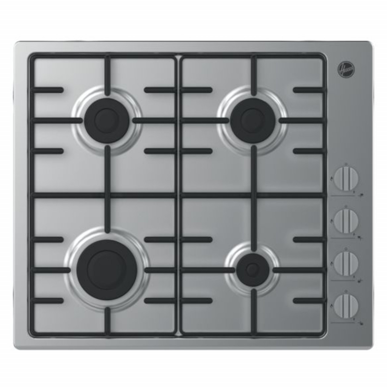 Hoover Hoover H-Hob 300 Gas Hob - Stainless Steel - 4 Burners (HHW6LK3X)