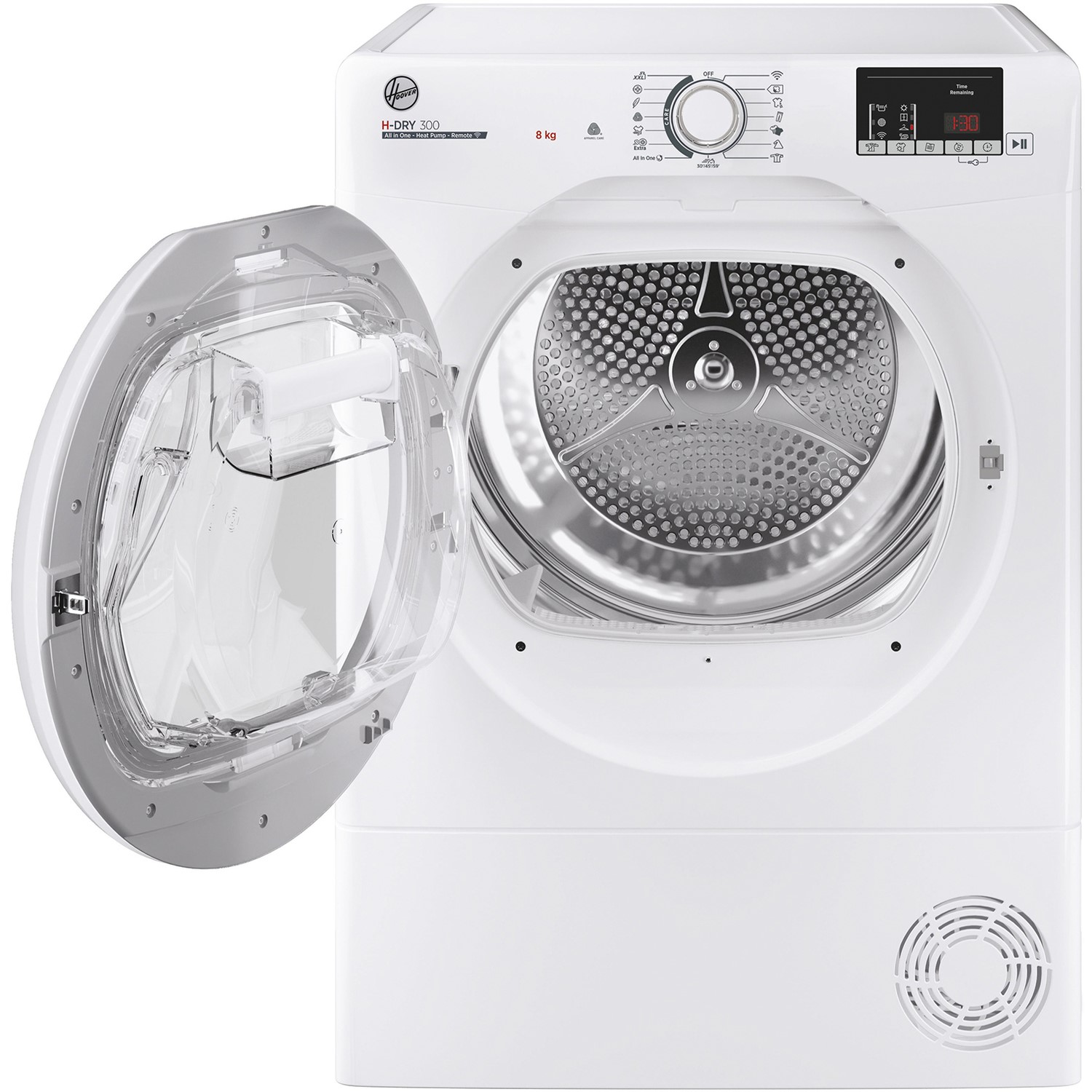 Hoover HLE H8A2DE-80 H-DRY 300 8kg Heat Pump Tumble Dryer - image 2