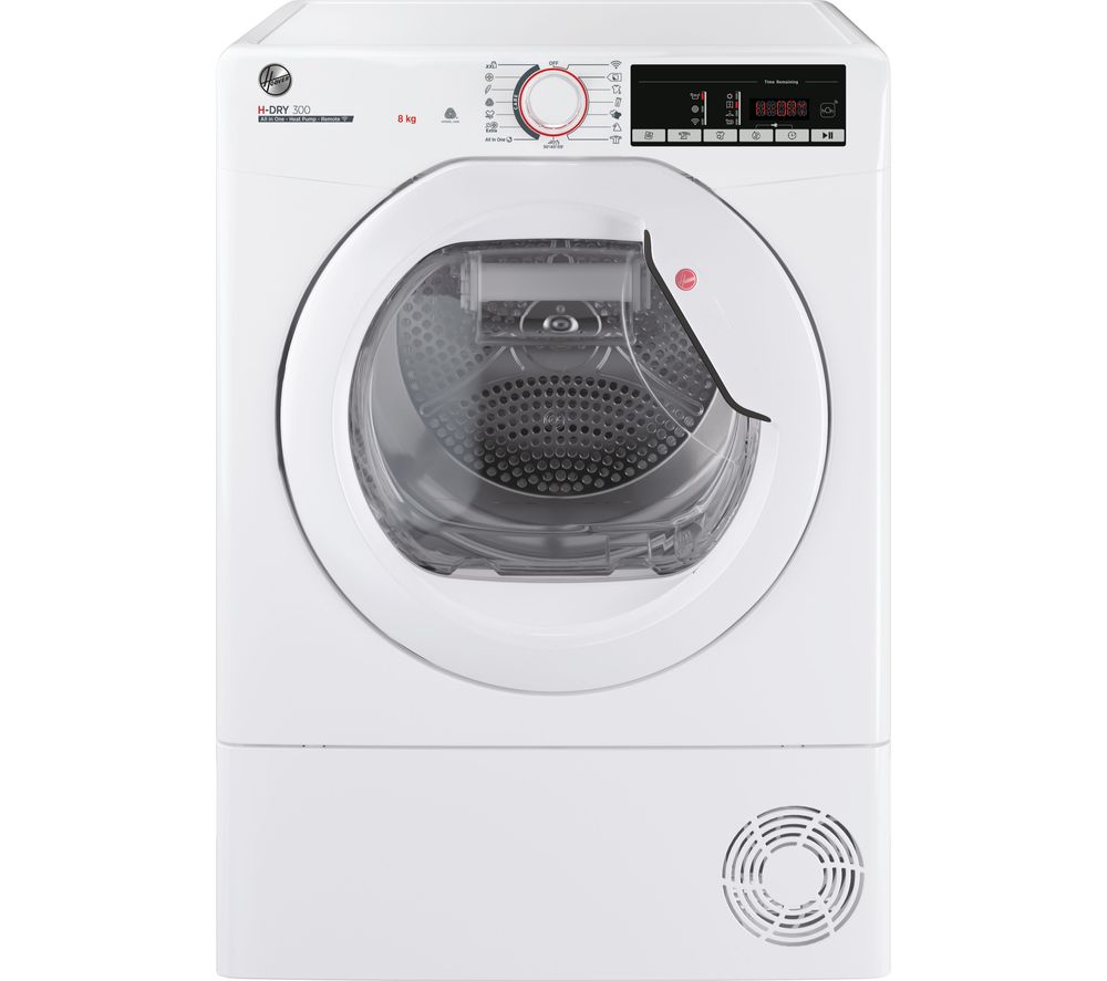 Hoover Hoover H-Dry 300 (Heat Pump) Tumble Dryer - White - 8kg (HLE H8A2TE-80)