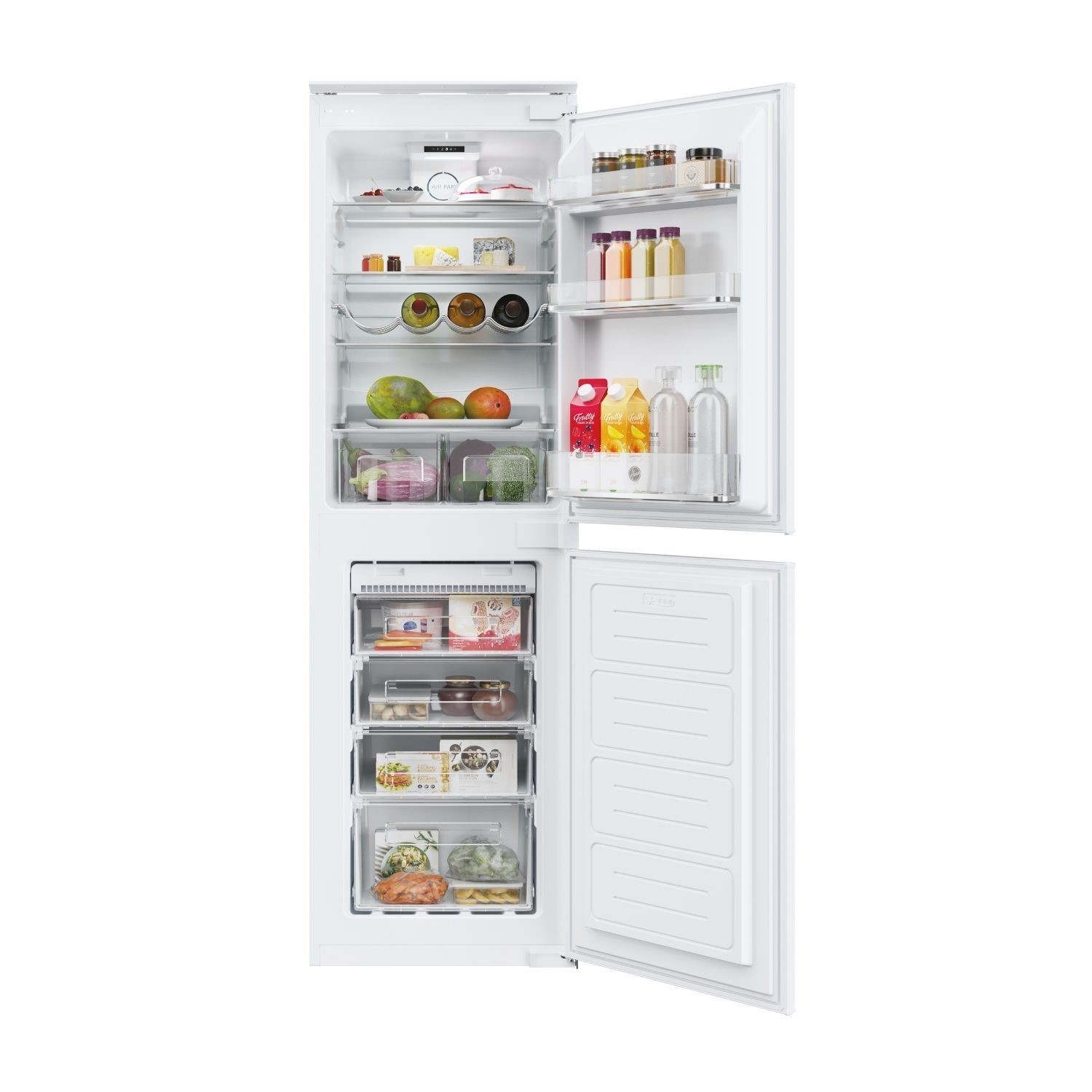 Hoover HOB50N518EVK Integrated 228 Litre Frost Free Fridge Freezer - image 2