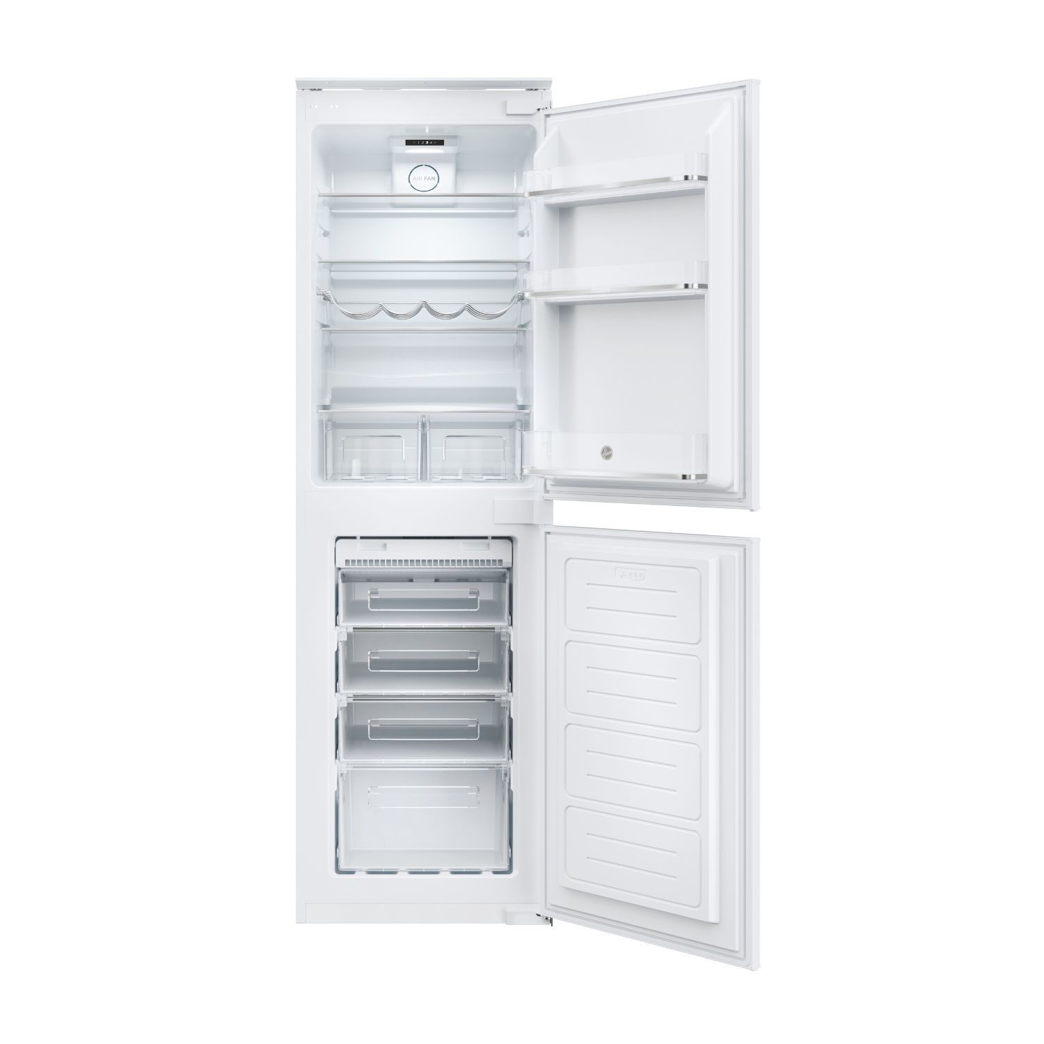 Hoover Hoover Combi Integrated Fridge Freezer - White - 228L (HOB50N518EVK)