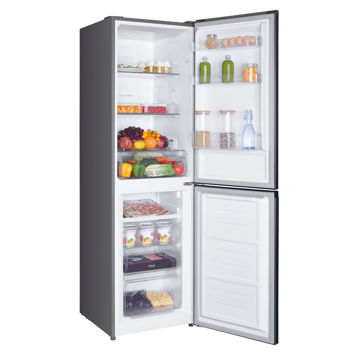 Hoover HOCH1T518EXK 254 Litre Combi Fridge Freezer - image 4