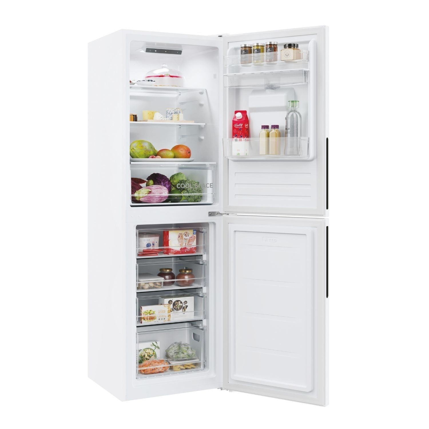 Hoover HOCT3L517EWWK-1 246 Litre Low Frost Combi Fridge Freezer - image 4