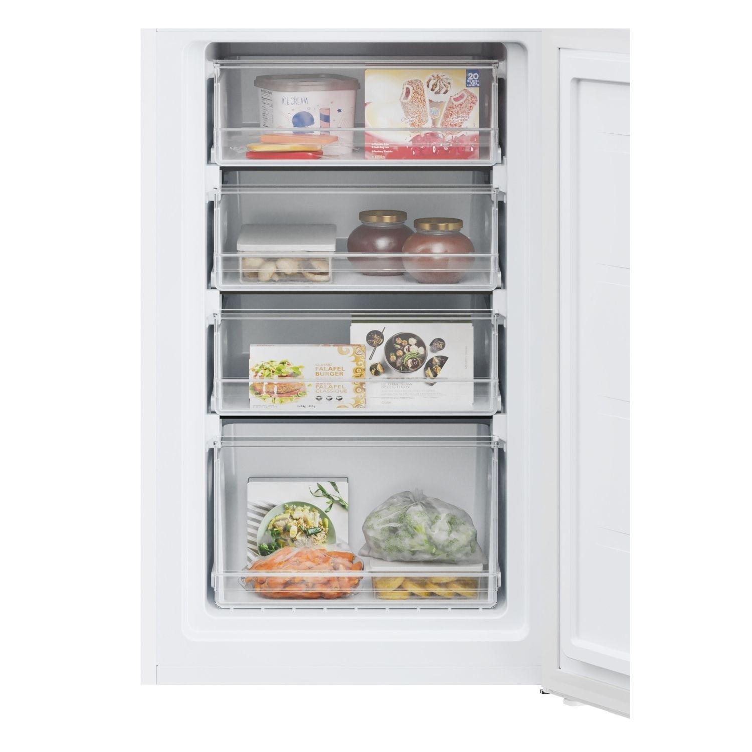 Hoover HOCT3L517EWWK-1 246 Litre Low Frost Combi Fridge Freezer - image 5