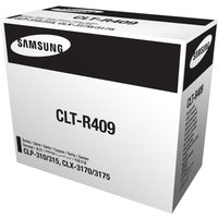 White HP SU414A/CLT-R409 Drum kit box with black Samsung logo and text for 24K pages, compatible with CLP-3 series.