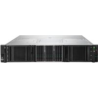HPE ProLiant DL340 Gen12 server, silver chassis, black front panel with 8 small form factor drive bays.