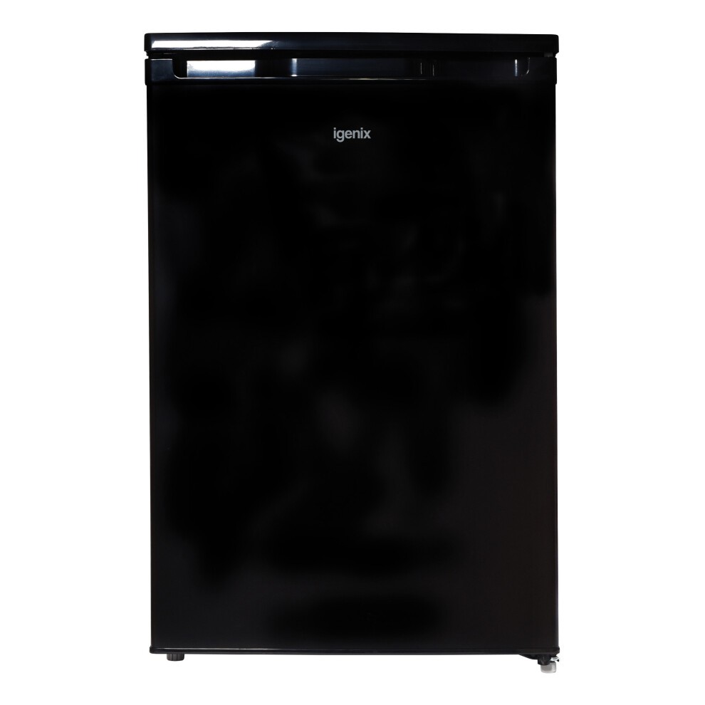 Igenix Igenix 55CM UNDER COUNTER FRIDGE with 4* ICE BOX BLACK, Black