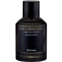 Black bottle of Laboratorio Olfattivo Nerosa Eau de Parfum, 100 ml, with minimalist label and sleek cap.
