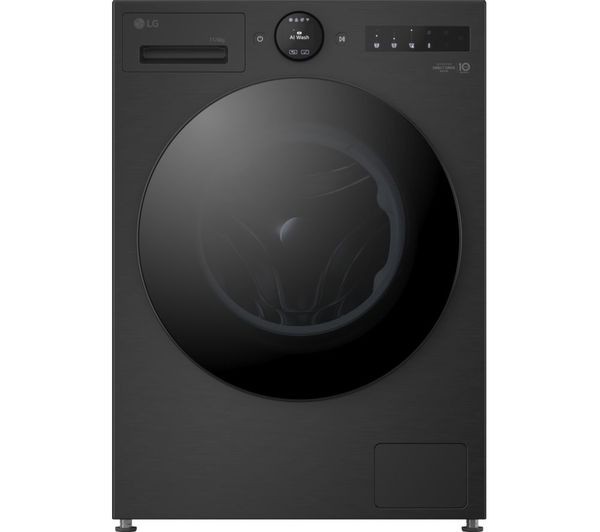LG LG VX70 Series AI Direct Drive W4X7016TBB WiFi-enabled 11 Kg Washer Dryer - Black