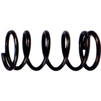 Black Makita compression spring BCS500, tightly coiled metal with a shiny finish, used for power tools.