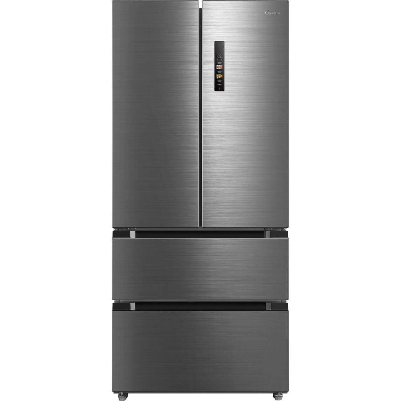 Midea Midea American Fridge Freezer - Inox - C Rated